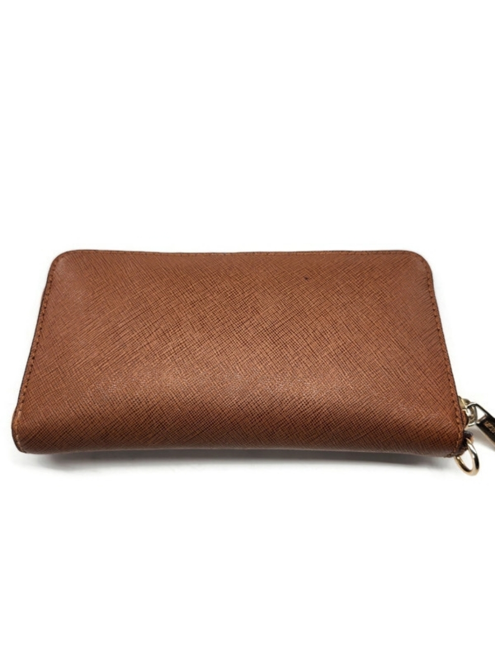 Michael Kors Jetset Tan Saffiano Leather Travel Continental Zip-Around Wallet - Picture 7 of 14